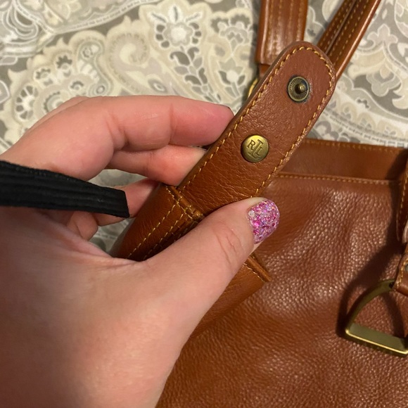 Lauren Ralph Lauren Leather Tote - Picture 4 of 9